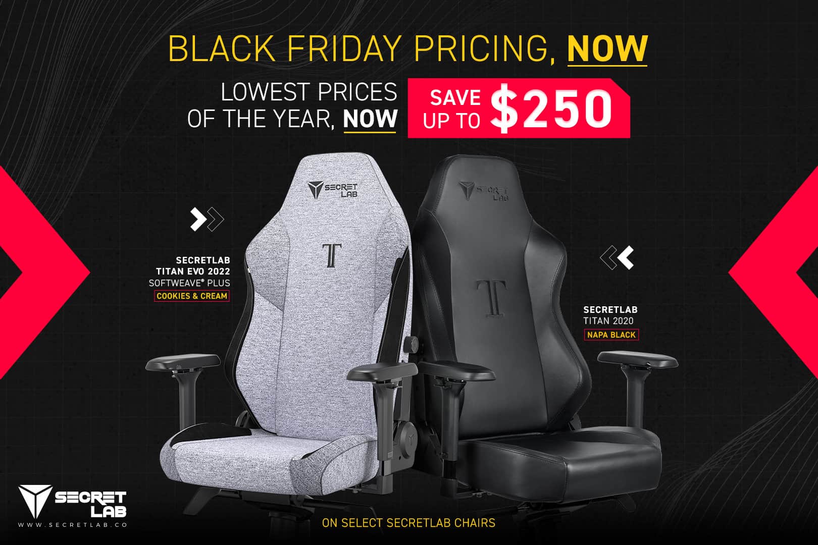 Secretlab Chairs prices cut by up to $250￼