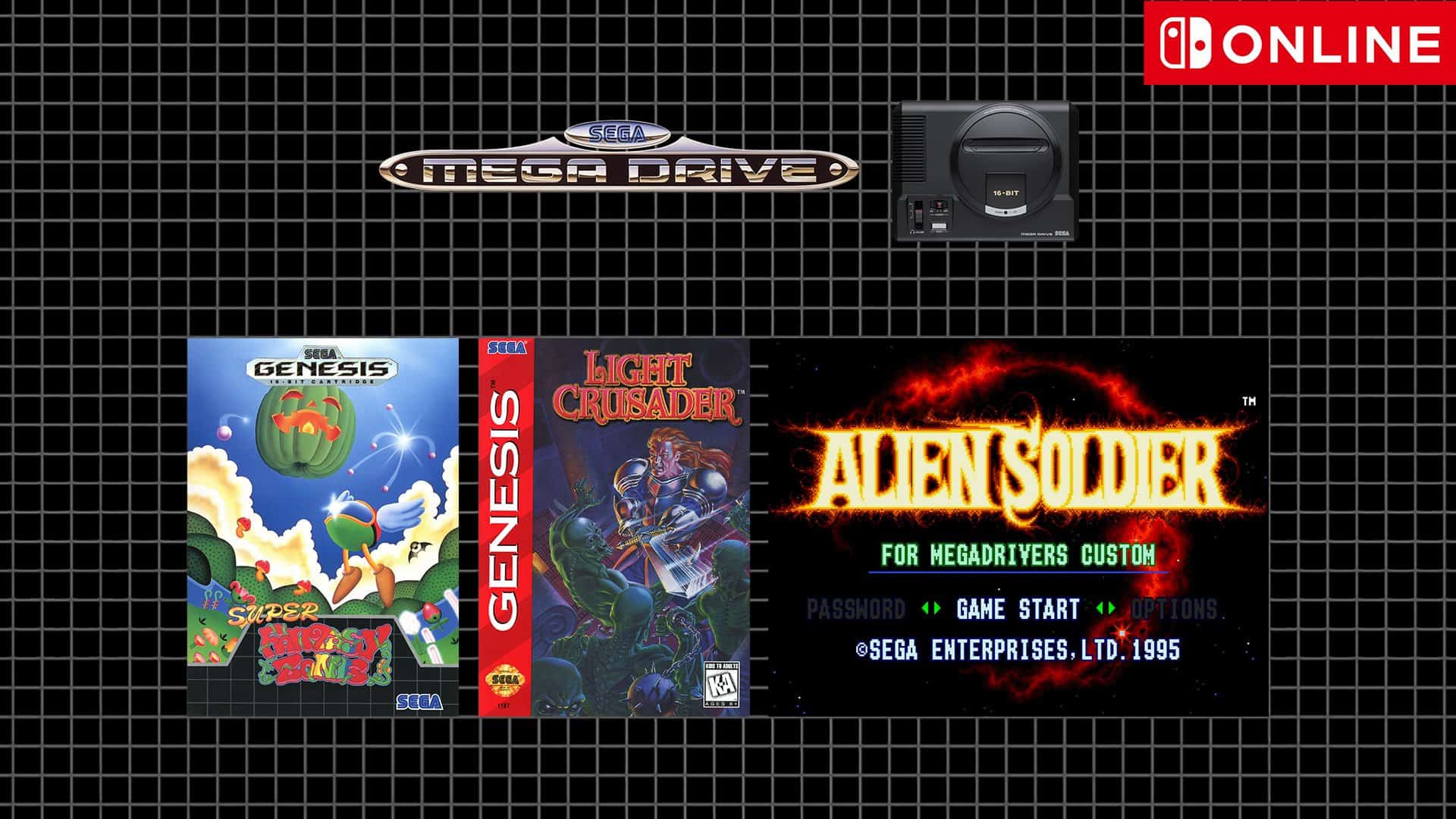 Three more Sega Mega Drive games arrive on Nintendo Switch Online + Expansion Pack