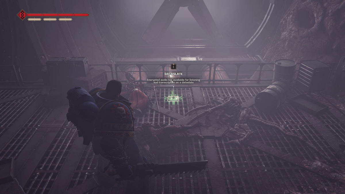 Space Marine 2 Dataslate location: a Dataslate from the Severance campaign mission.