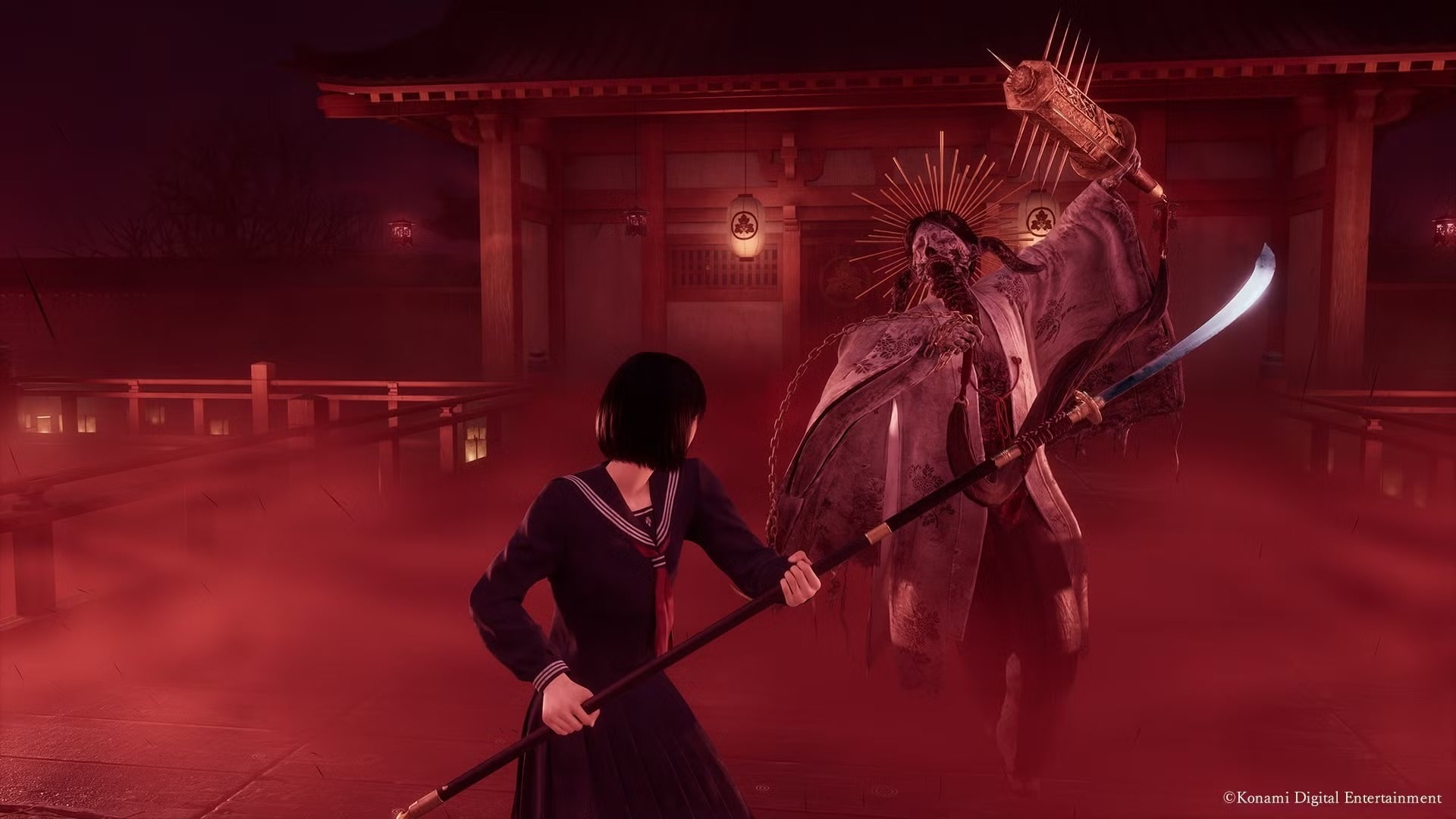 Schoolgirl fight defining Silent Hill f gameplay