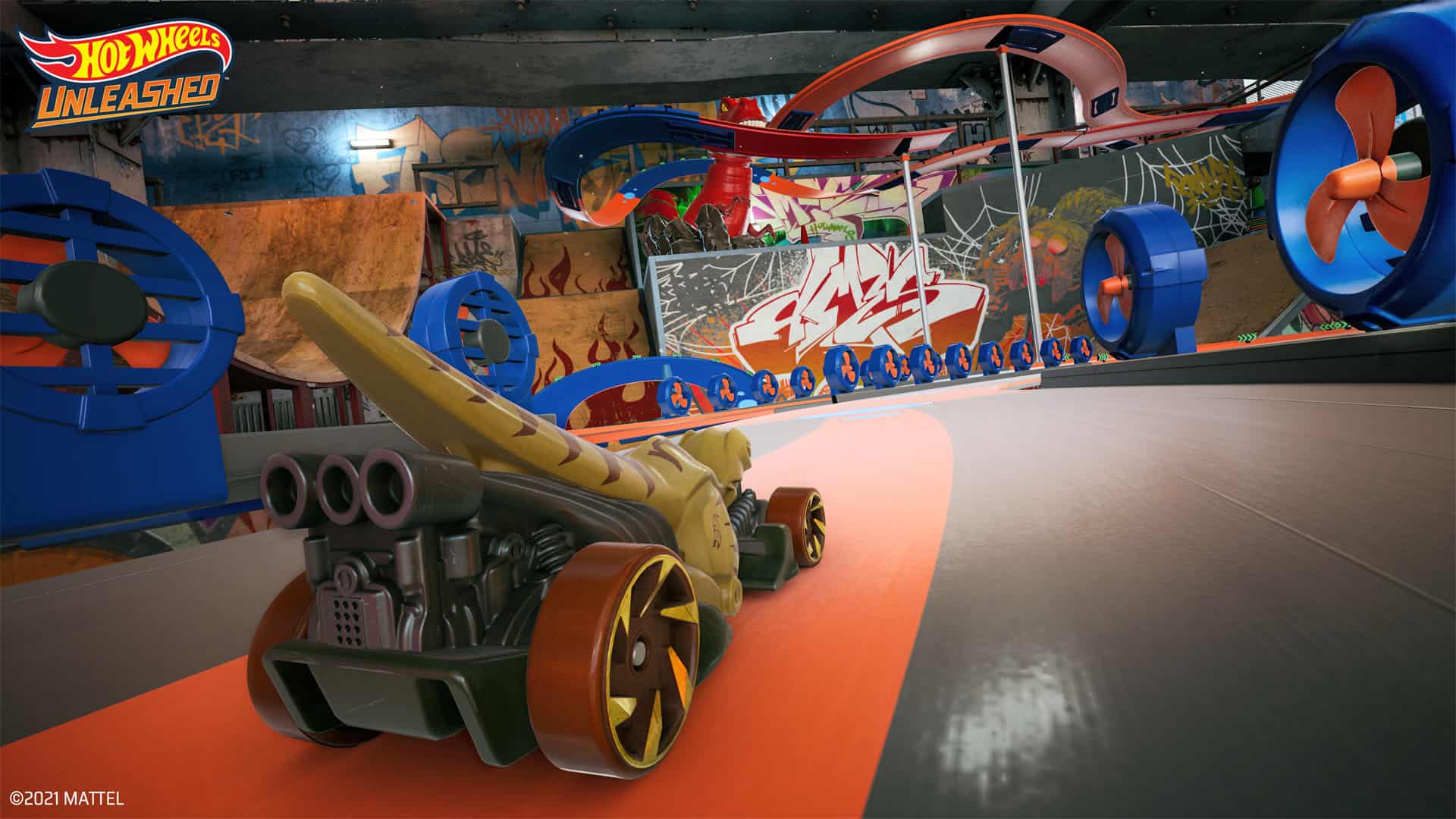 Hot Wheels Unleashed showcases in-game Track Builder in latest videos