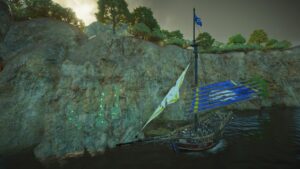 Skull-and-Bones-Cobalt-Farm-Ship-Next-To-Mineral