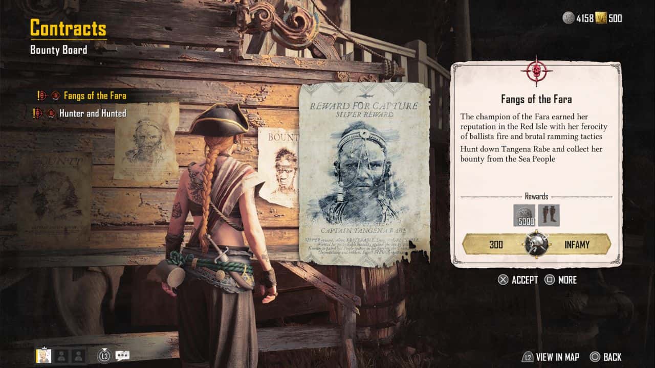 A screen shot of a game with a woman standing in front of a sign displaying a death mark expired notification.