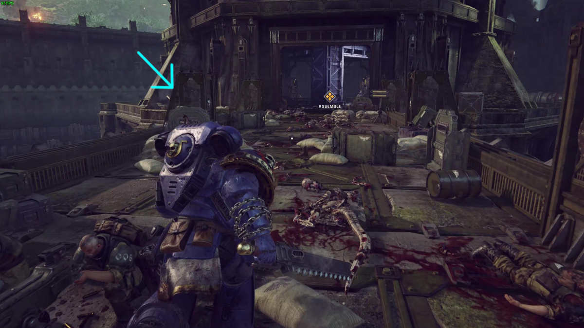How to defend the antenna Space Marine 2: bridge leading to the antenna facility.