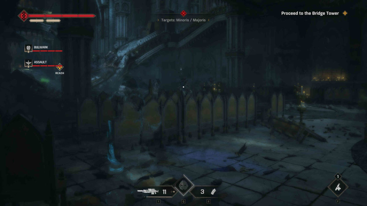 Best Space Marine 2 Sniper build: player using Camo Cloak.