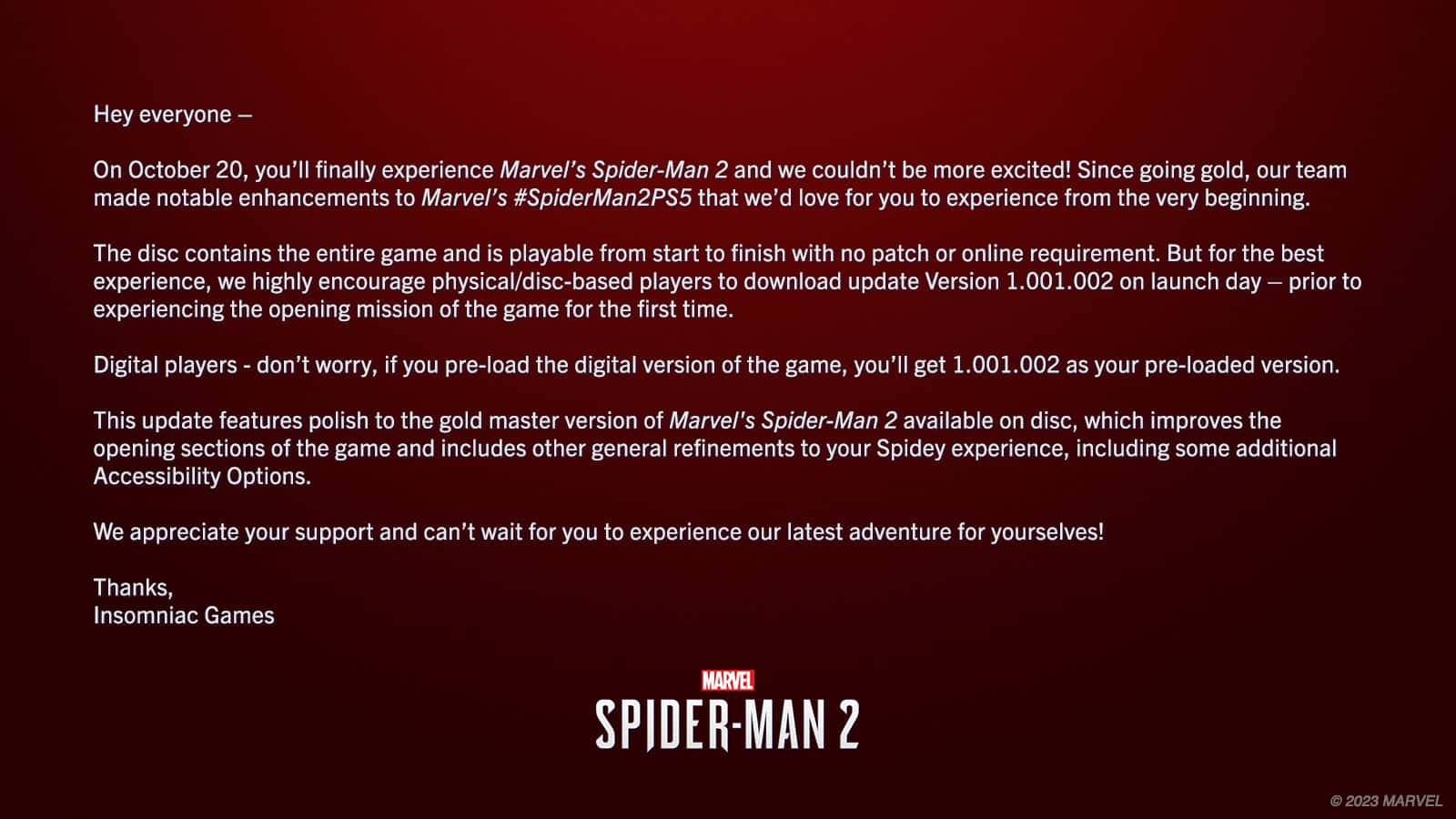 The Spider-Man 2 trailer is shown.