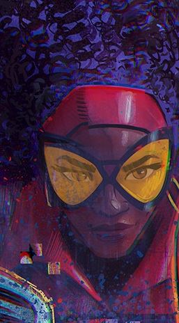 who is on the across the spider verse poster spider-woman