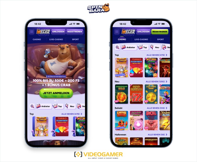 Spinbara Casino mobile Version für Deutschland