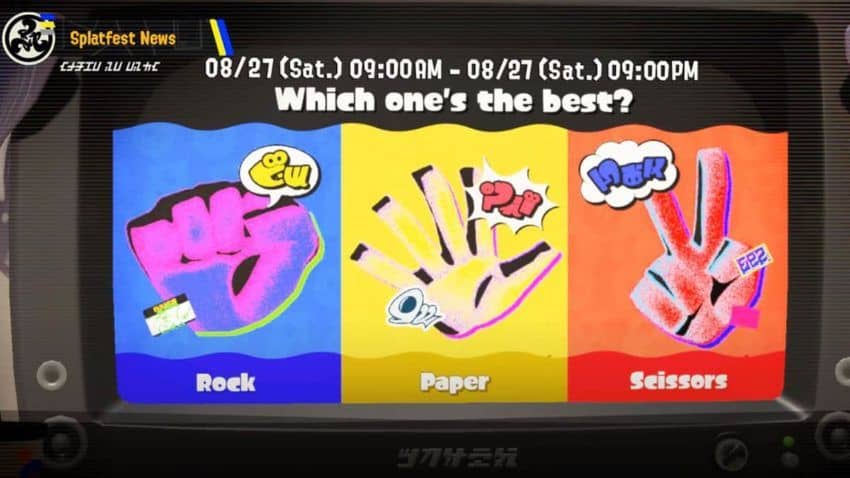 Splatoon 3 Splatfest Teams