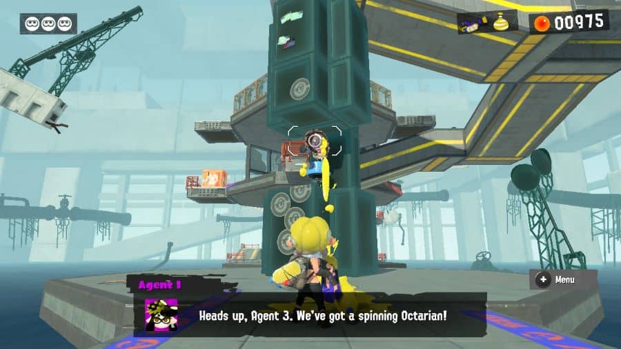 Splatoon 3 Twirling, Swirling, Whirling First Octarian