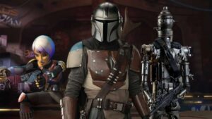 a star wars hunter soldier named din djarin known as the mandalorian