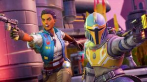 Zaina and Aran Tal in star wars hunters