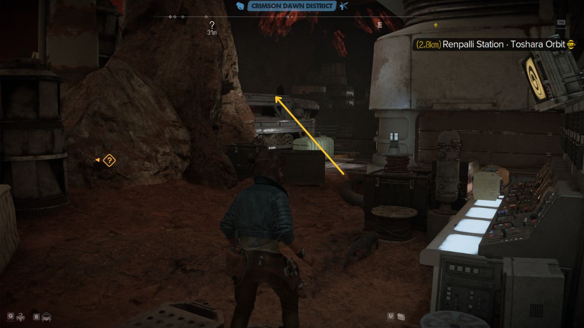 Star Wars Outlaws Counterfeit Credits - Kay near restricted area
