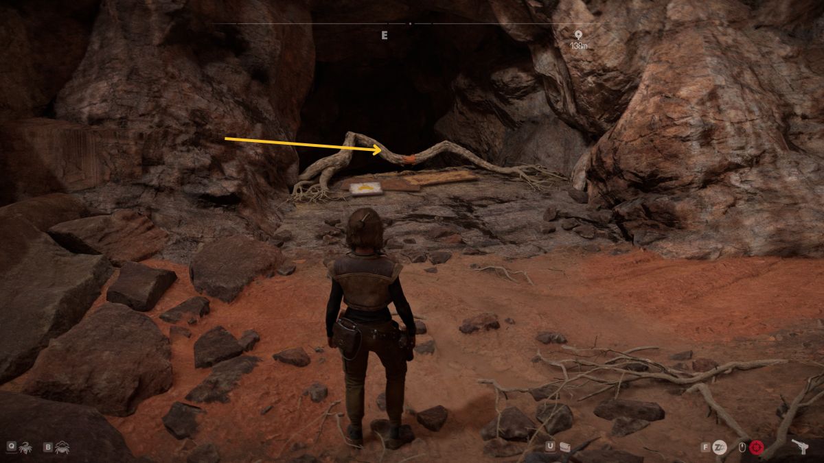 Star wars Outlaws Fast Shot Trigger - Kay standing near grapple point