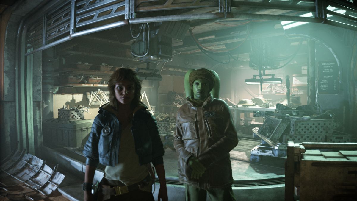 Star Wars Outlaws Rejected Quest Guide - Kay standing next to Lalini in Black Market