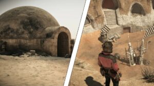 Star Wars Outlaws Tatooine Luke Skywalker Home