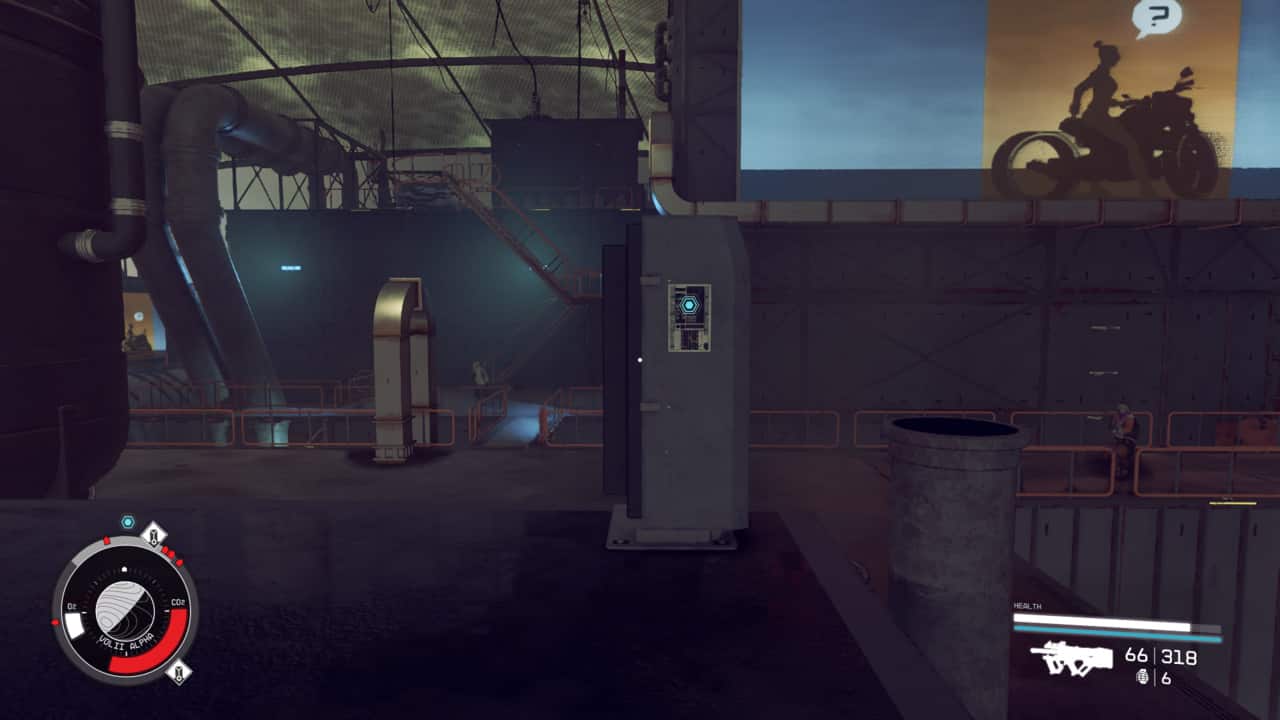Starfield Display of Power third sign: console to hack the third sign on rooftops.