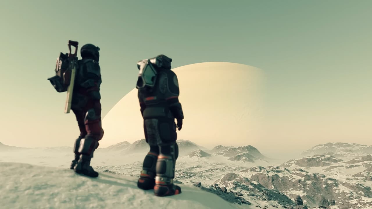 Starfield Two Astronauts on a planet