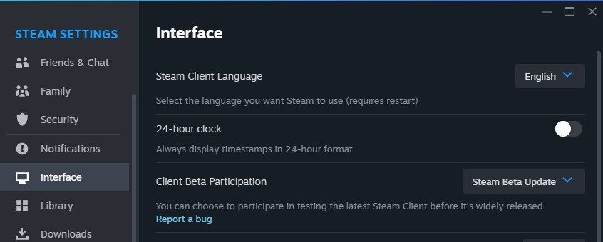 A screenshot of the steam interface settings showing how to mark games private on Steam.