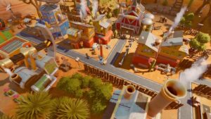 SteamWorld-Build-Cross-Platform-Bots-Roaming-City-Streets-Near-Barn