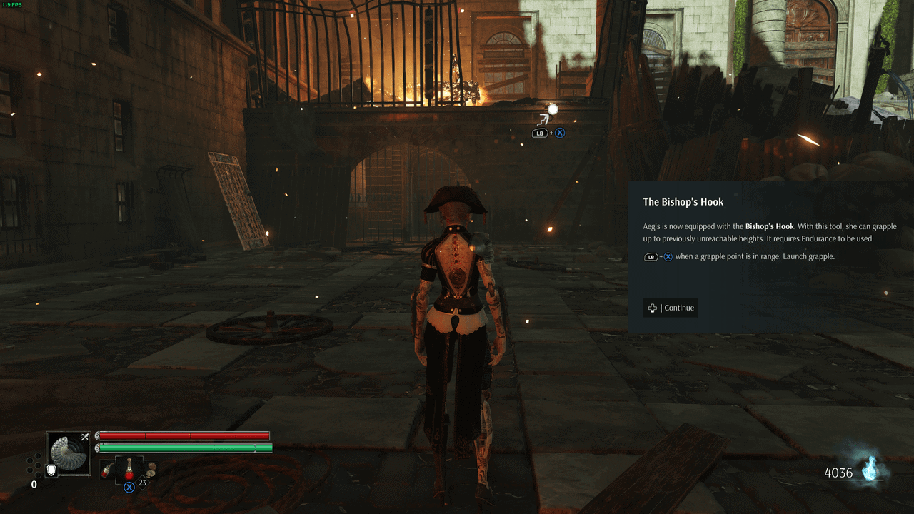 Steelrising Grappling Hook