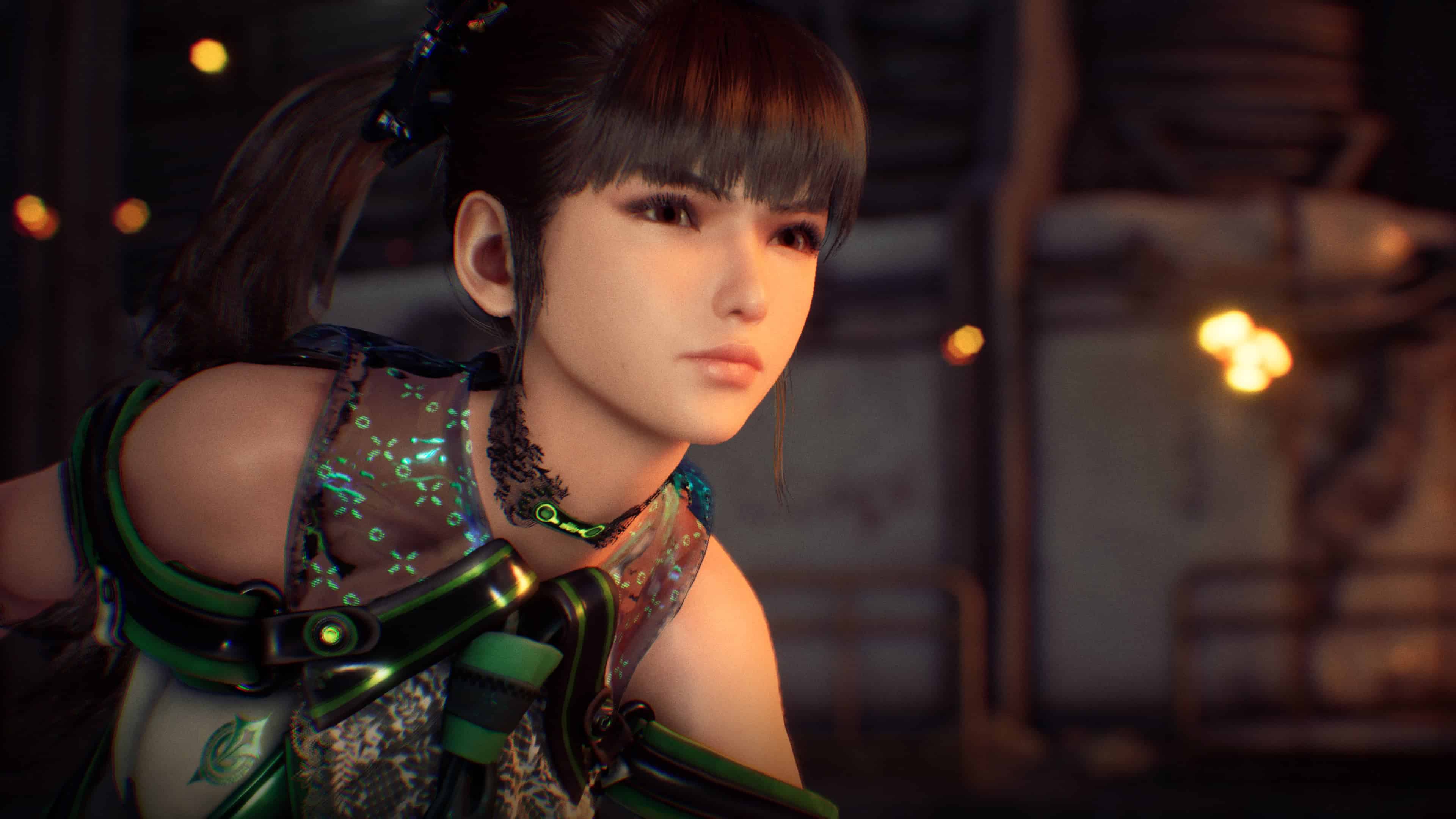 Stellar Blade main character protagonist: EVE during a cutscene