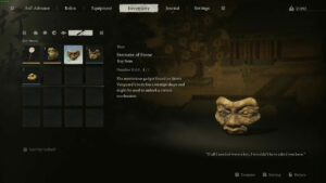 Picture of the Sternness of Stone in Black Myth Wukong.