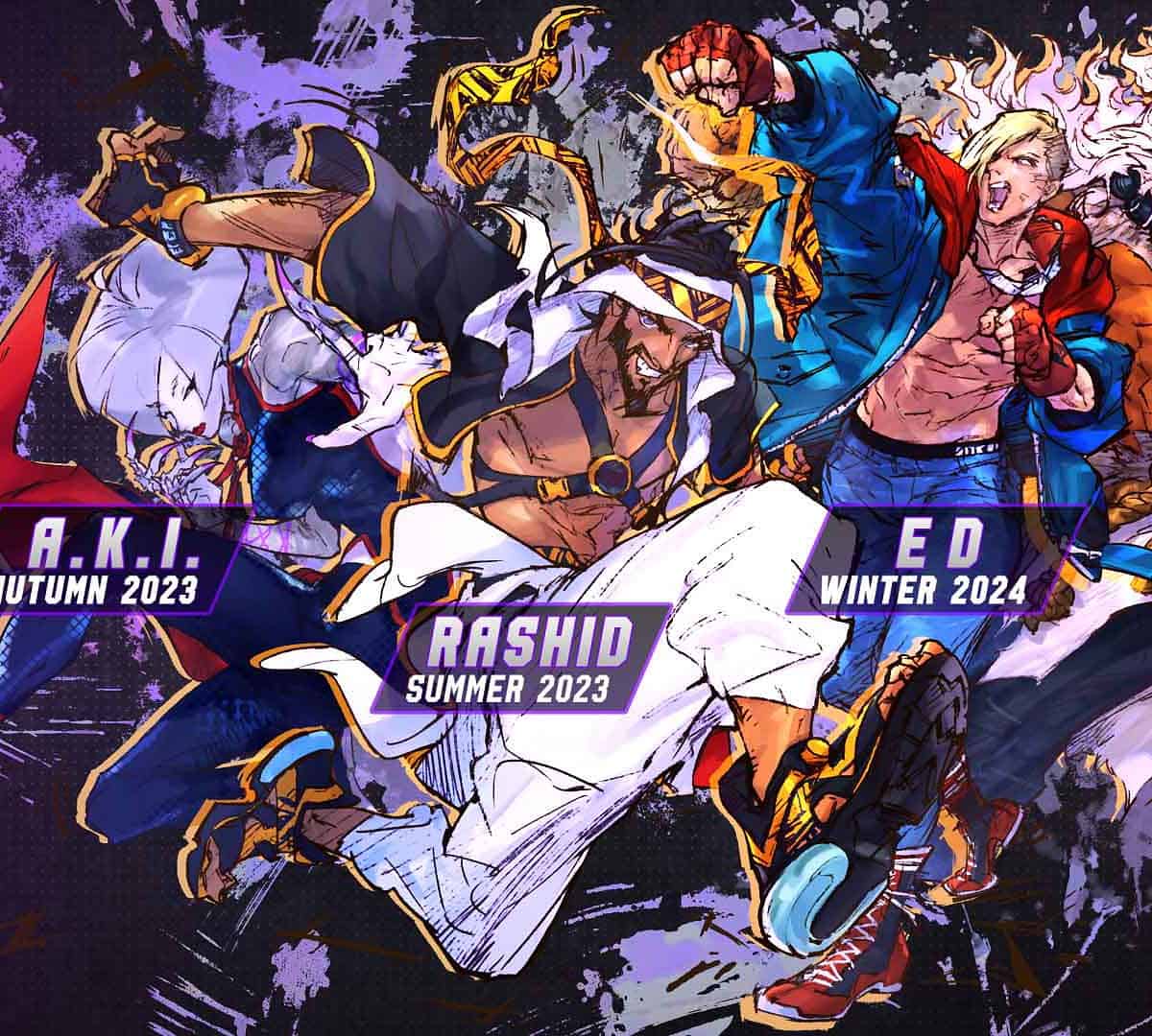 Street Fighter 6’s first year of DLC confirmed with Rashid, A.K.I., Ed and Akuma
