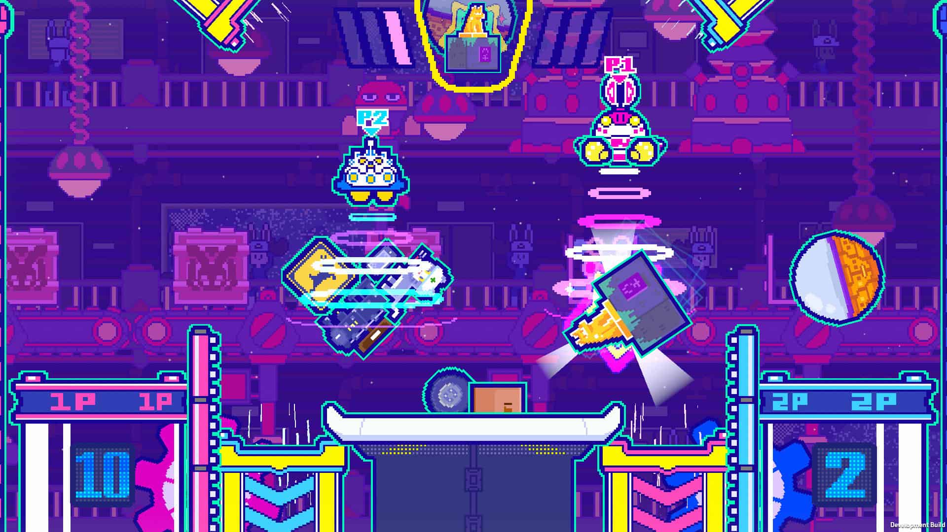 Super UFO Fighter brings competitive capsule capturing to Switch and PC in January