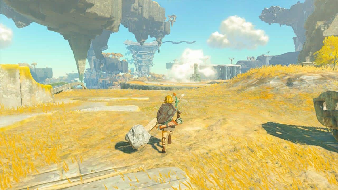 Turns out Link can rocket jump in Tears of the Kingdom