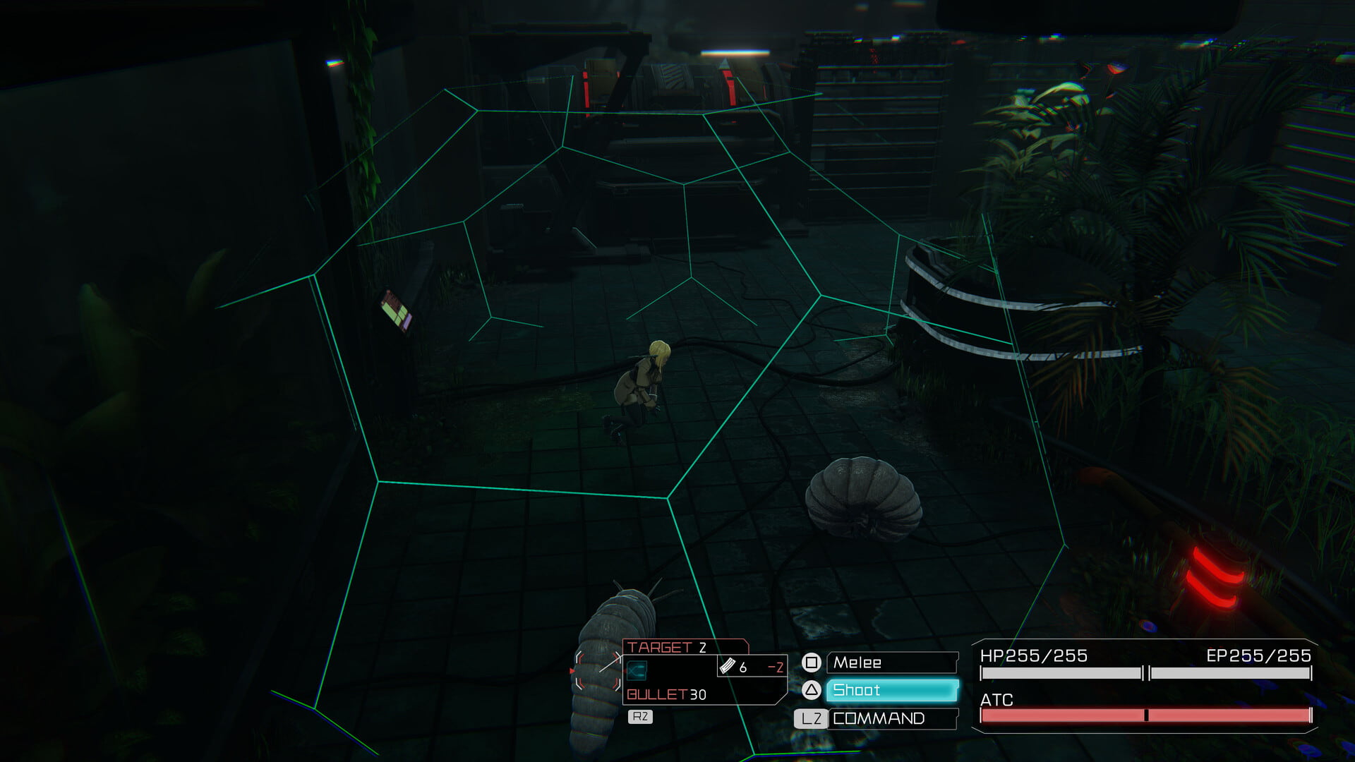 Nova targets creatures using the ATC system in Parasite Mutant