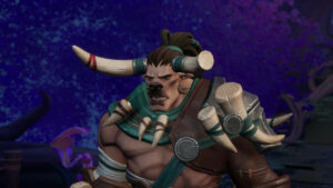 a image of the bull character, Lorne from Tarisland.