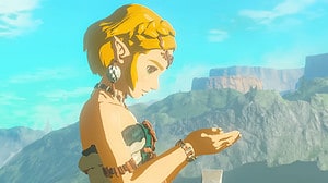 Tears of the Kingdom review embargo: Zelda staring at hands.