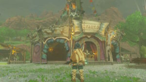 All Tears of the Kingdom stable locations: Link in front of stable.