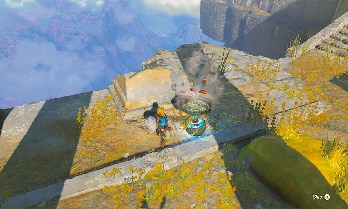 Tears of the Kingdom cooking pot
