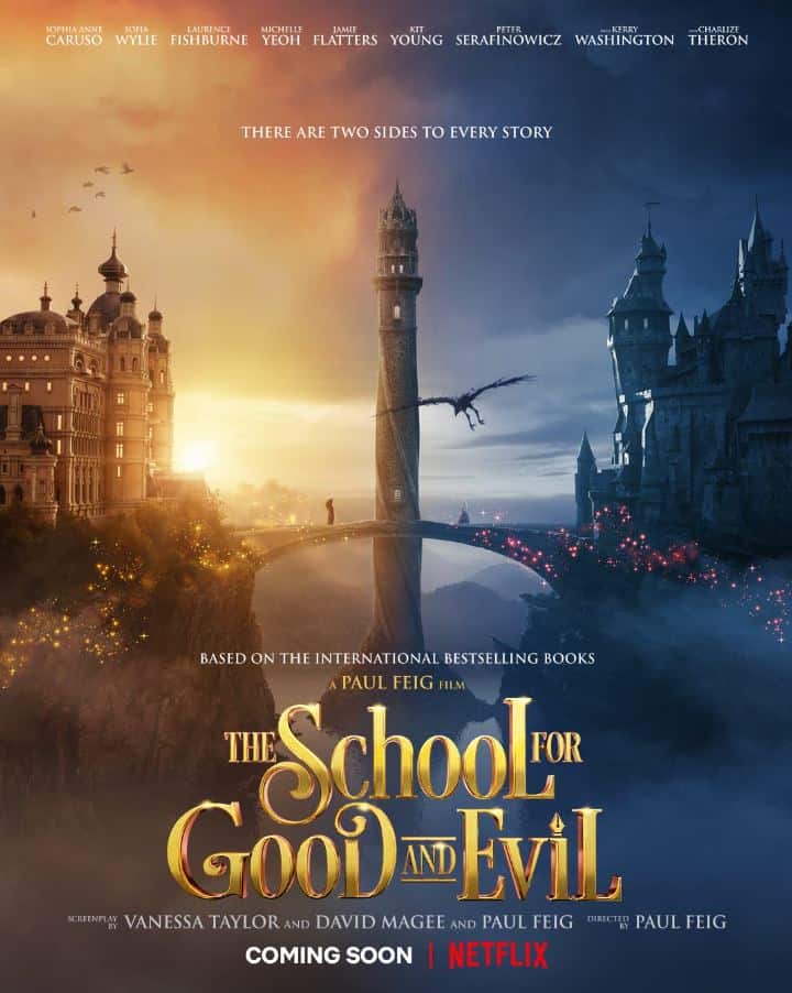 "The School for Good and Evil" teaser poster