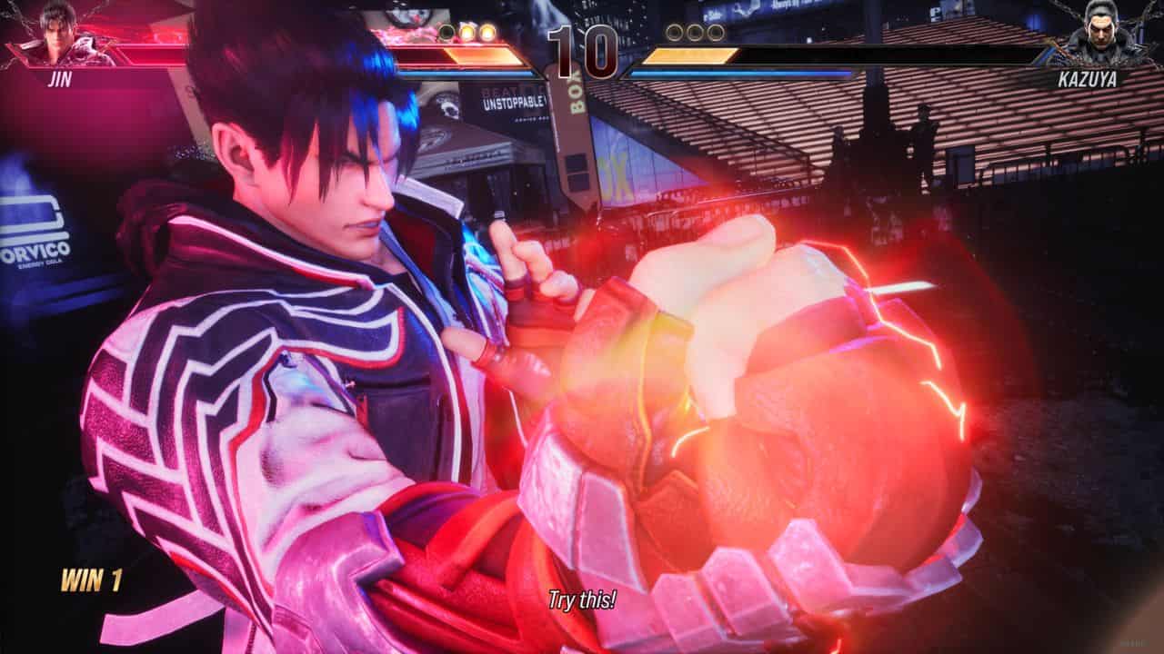 A visually astonishing screenshot depicting a charismatic character in an exhilarating fighting game.