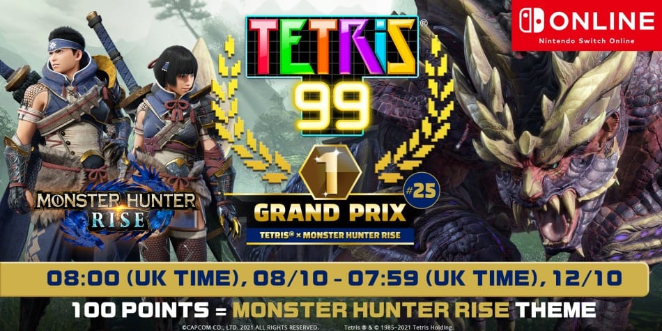 Tetris 99 Monster Hunter Rise