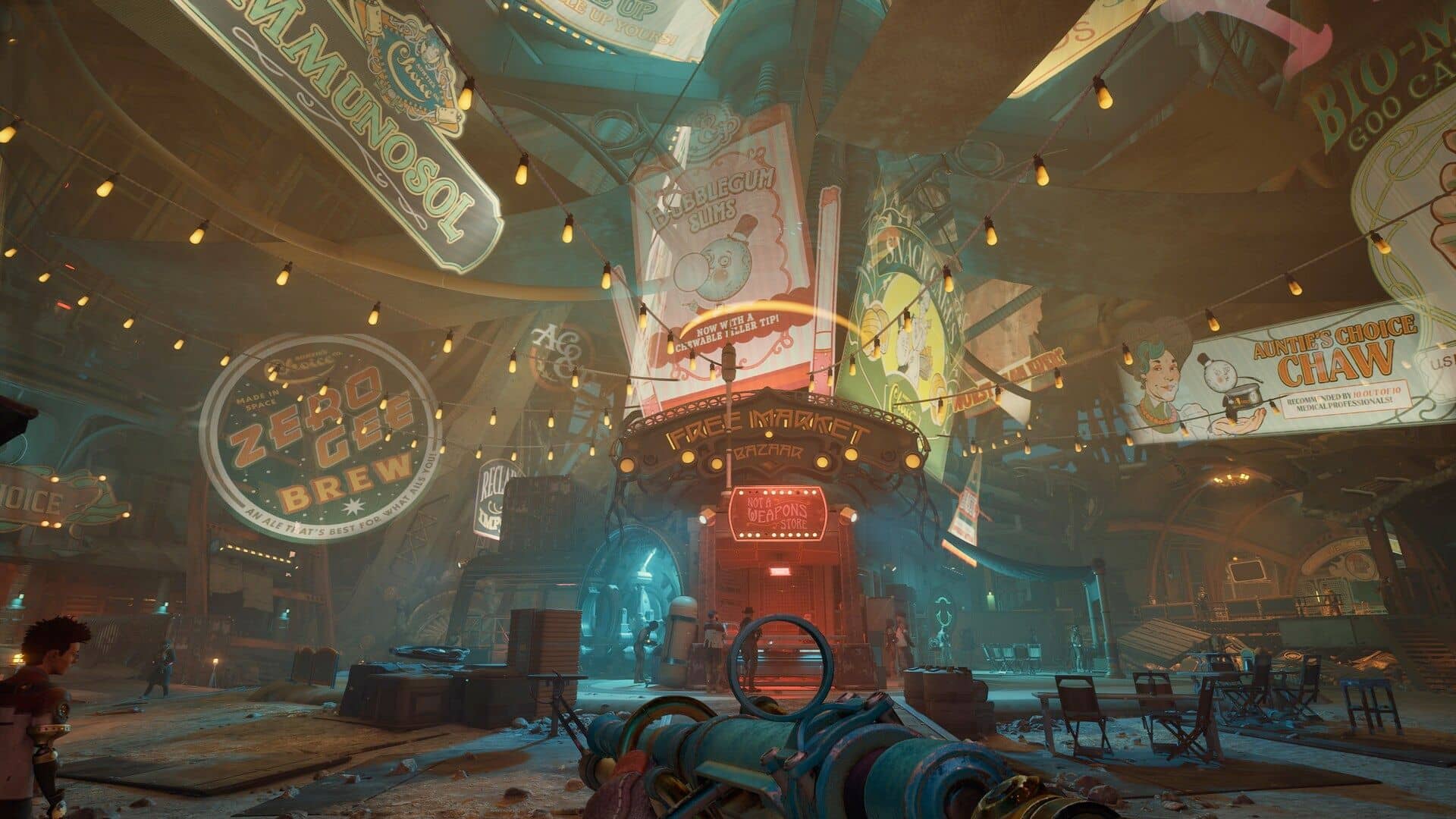 A scene from the Xbox game Outer Worlds 2 