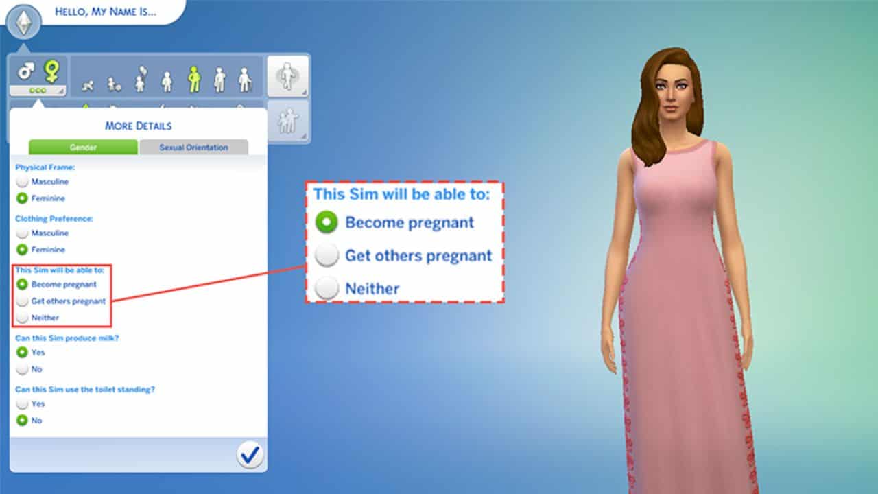 The-Simes-4-Pregnancy-Cheats-Creating-a-Sim