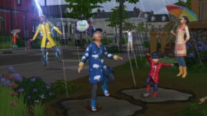 The-Simes-4-weather-cheats-Sims-Playing-in-Rain