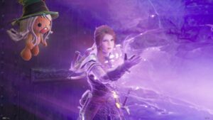 Throne and Liberty Shapeshift: Player being infused with mana