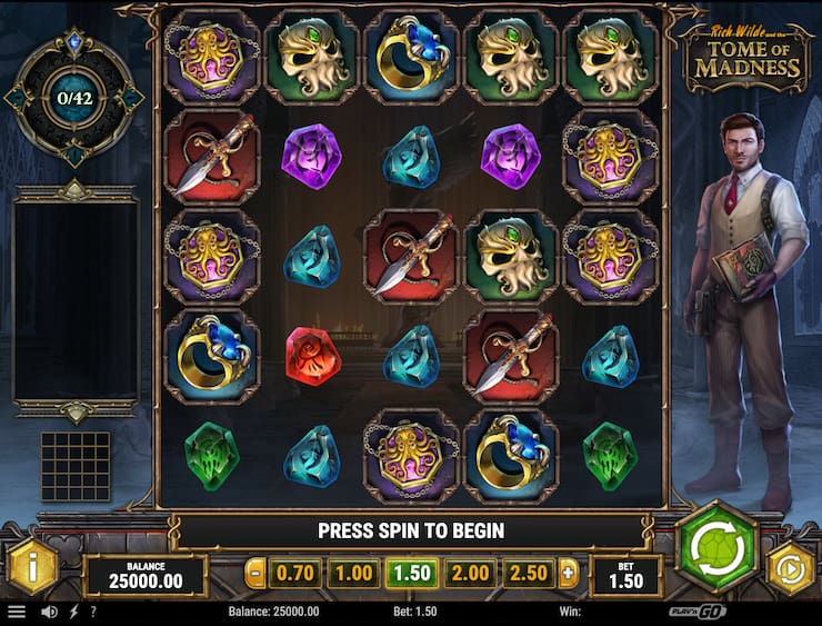 Rich Wilde and the Tome of Madness Slot Review - Play Free Demo