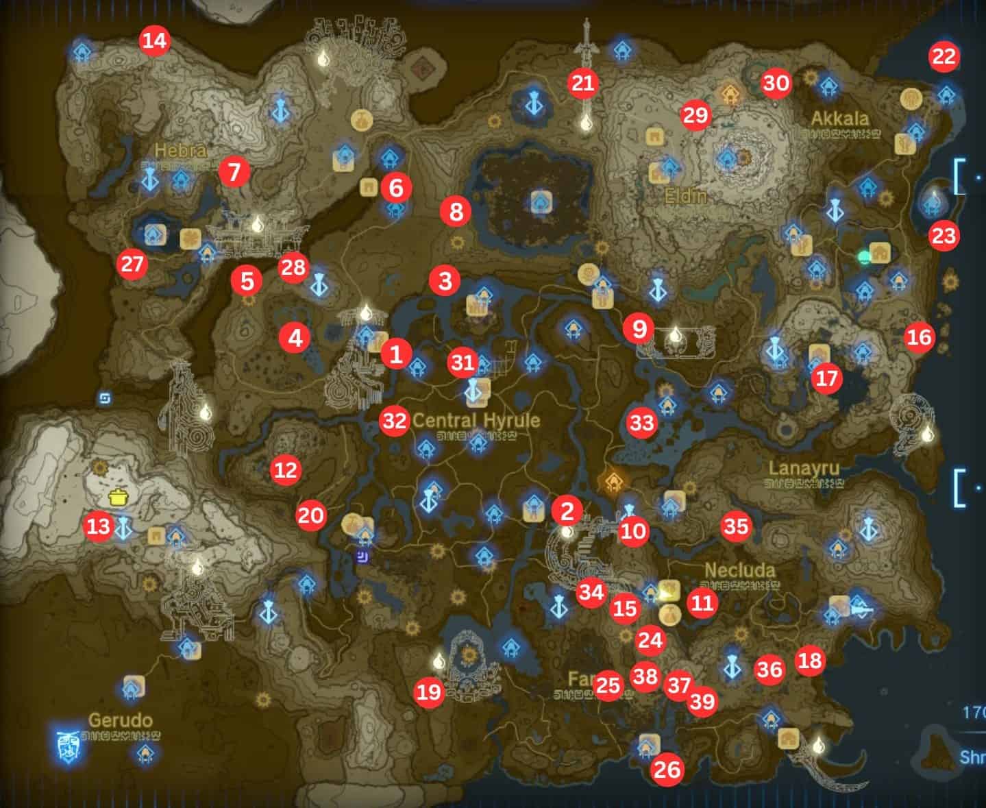 Tears of the Kingdom Hinox locations: The location of every Hinox and Stalnox on Hyrule's surface.