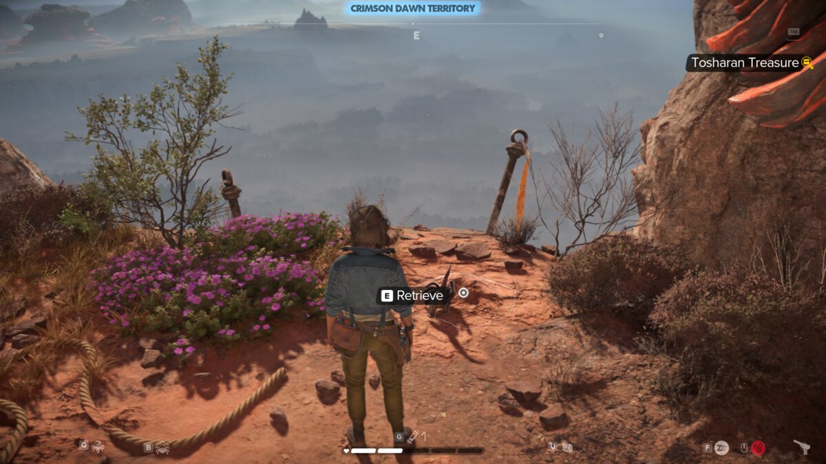 Star Wars Outlaws Nix Treasures: Kay exploring Toshara.