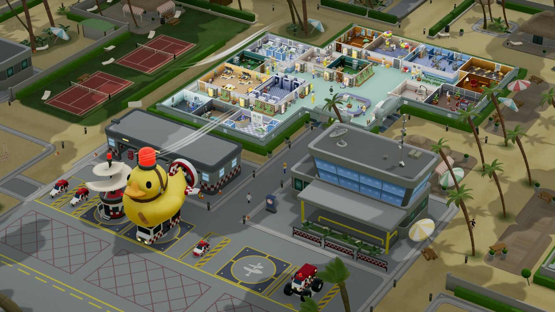 Two Point Hospital gets some unusual ambulances in its Speedy Recovery DLC