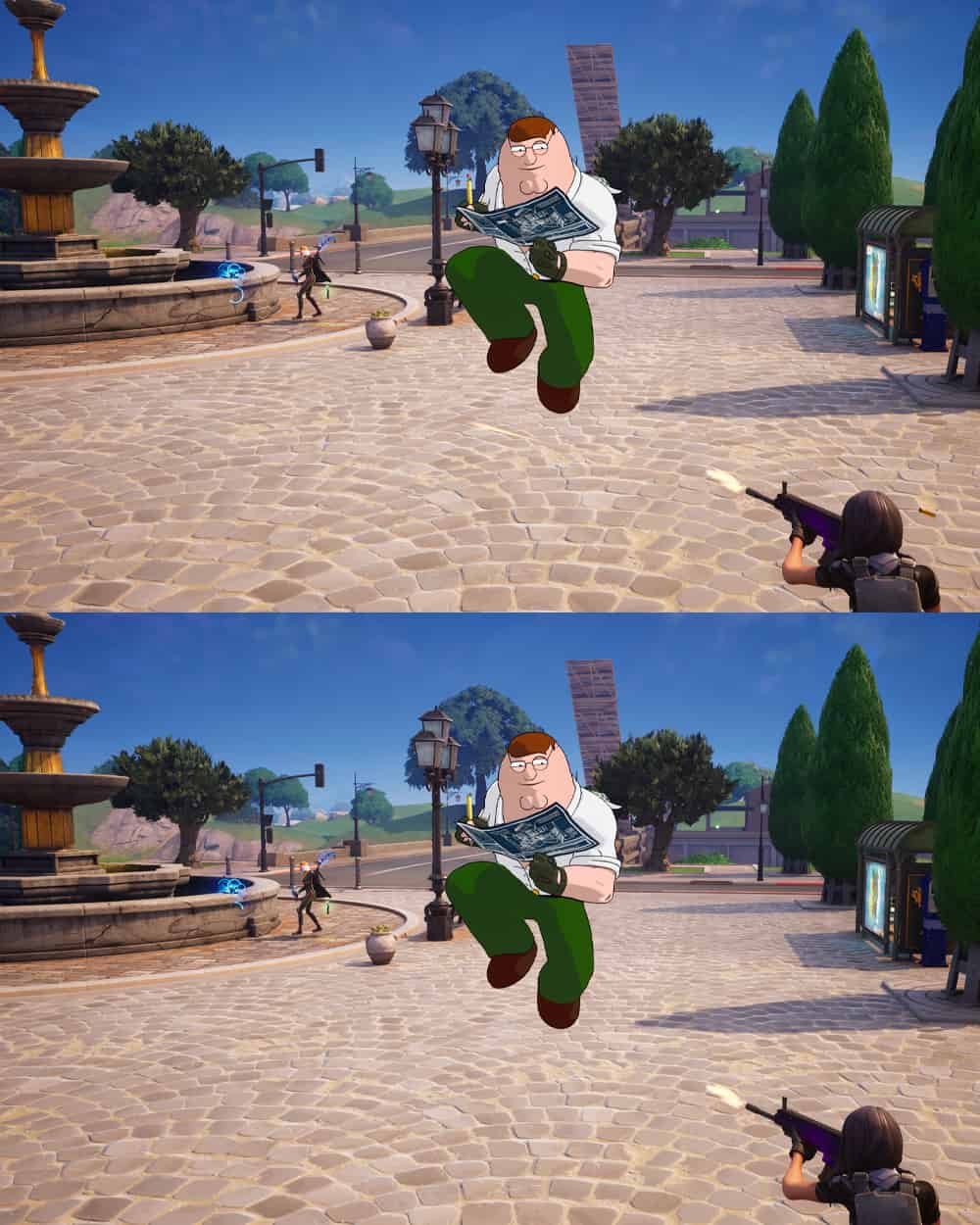 Discover the differences in Fortnite Battle Royale on PS4.