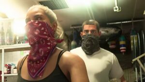 GTA 6 Lucia and partner robbing store