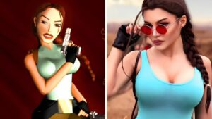 Tomb Raider classic Lara Croft cosplay featured image