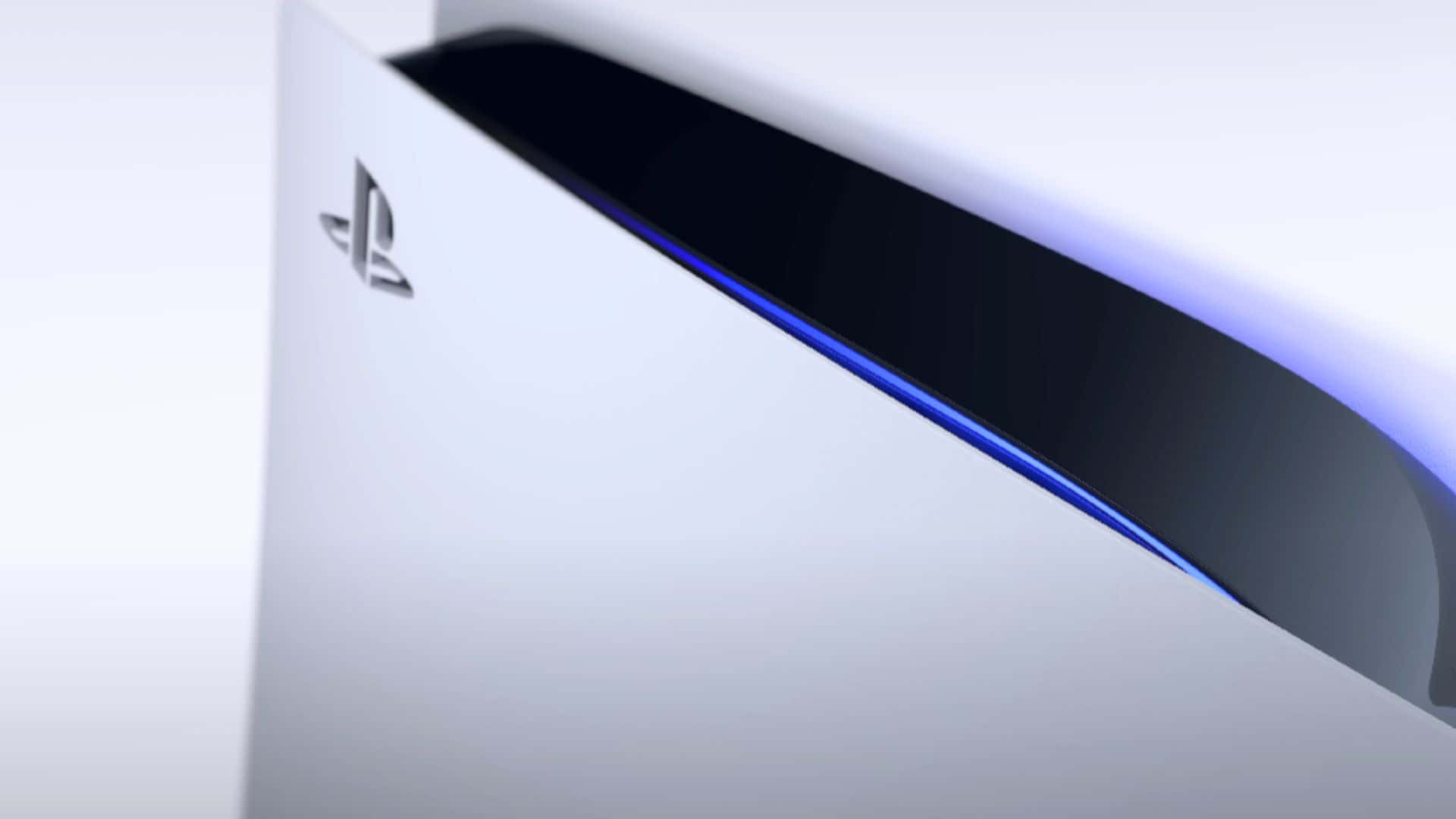 Close up of PS5 console